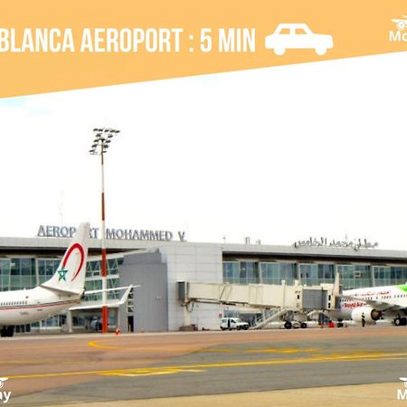 Airport Apartment Suite Casablanca Free Wifi Modern Confort Calme Derroua Dış mekan fotoğraf
