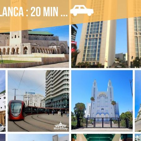 Airport Apartment Suite Casablanca Free Wifi Modern Confort Calme Derroua Dış mekan fotoğraf